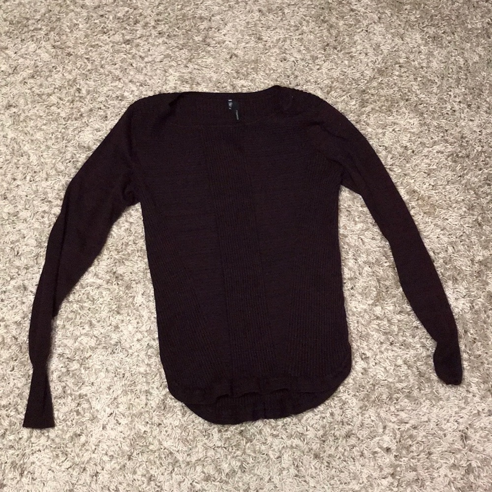 Long sleeve purple shirt